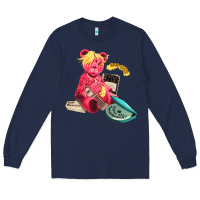 Navy #mod sun Long Sleeve Tee - linhVisuals