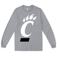 Heather Grey the cincinnati bearcats Long Sleeve Tee - linhVisuals