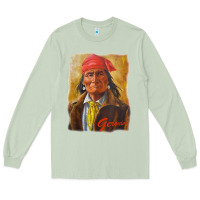 Matcha geronimo apache warrior native american t shirt Long Sleeve Tee - linhVisuals