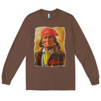Geronimo Apache Warrior Native American T Shirt Long Sleeve Tee | Teevron