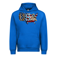 Cobalt usa american flag background Urban Hoodie - Jasminsmagicworld