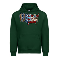 Forest Green usa american flag background Urban Hoodie - Jasminsmagicworld