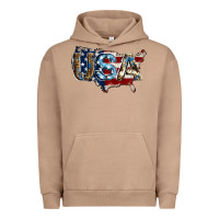 Pigment Burro usa american flag background Urban Hoodie - Jasminsmagicworld