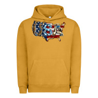 Pigment Peanut Butter usa american flag background Urban Hoodie - Jasminsmagicworld