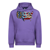Tulip usa american flag background Urban Hoodie - Jasminsmagicworld