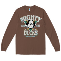 Chestnut vintage mighty sports ducks Long Sleeve Tee - linhVisuals