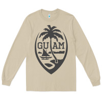 Mushroom guam seal guam flag usa guamanian chamorro gifts pullover hoodie Long Sleeve Tee - linhVisuals