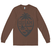 Chestnut guam seal guam flag usa guamanian chamorro gifts pullover hoodie Long Sleeve Tee - linhVisuals