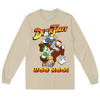 Mushroom woo hoo duck tales art gift for fans Long Sleeve Tee - linhVisuals