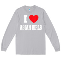 Moon Dust i love asian girls t shirt Long Sleeve Tee - linhVisuals