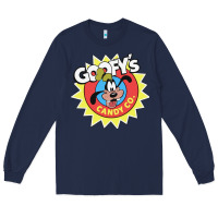 Navy goofy's candy company Long Sleeve Tee - linhVisuals
