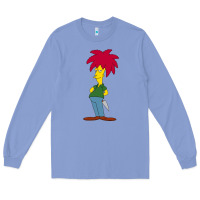 Colony Blue simpson Long Sleeve Tee - linhVisuals