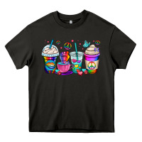 Asphalt pride lgbtq coffee cups Heavy Core Tee - OliviaCreatesArt