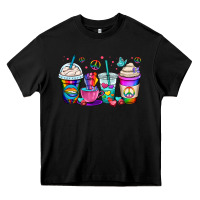 Black pride lgbtq coffee cups Heavy Core Tee - OliviaCreatesArt