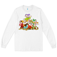 White grumpy dopey dwarf Long Sleeve Tee - linhVisuals
