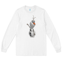 White olaf Long Sleeve Tee - linhVisuals