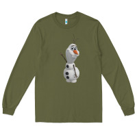 Army Green olaf Long Sleeve Tee - linhVisuals