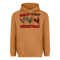 Meerkat Merry Cluckin' Christmas Heavyweight Hoodie - RanaPortraitStore