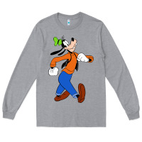 Heather Grey goofy Long Sleeve Tee - linhVisuals