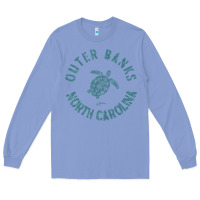 Colony Blue jcombs outer banks, nc, sea turtle hoodie Long Sleeve Tee - linhVisuals