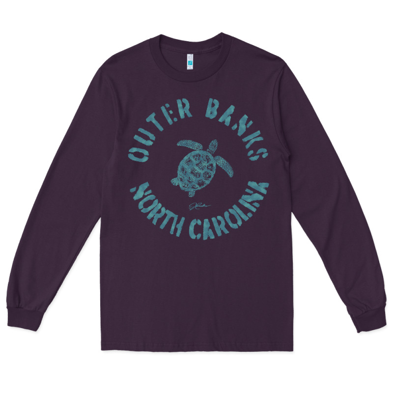 Jcombs Outer Banks, Nc, Sea Turtle Hoodie Long Sleeve Tee by linhVisuals | Teevron