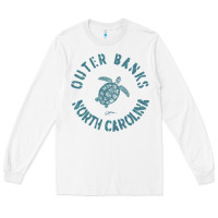 White jcombs outer banks, nc, sea turtle hoodie Long Sleeve Tee - linhVisuals