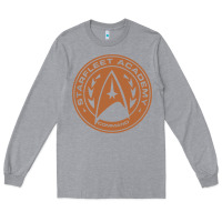 Heather Grey star fleet academy dropout stars trekie trek geek Long Sleeve Tee - linhVisuals