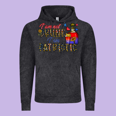 I'm Drunk I'm Patrıtoc Vintage Hoodie Designed By Cowhidedigitalart
