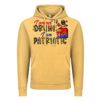 Vintage Mustard i'm drunk i'm patrıtoc Vintage Hoodie - CowhideDigitalArt
