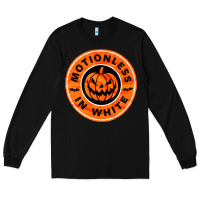 Black motionless in white hellowen Long Sleeve Tee - linhVisuals