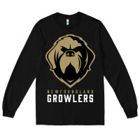 Black #newfoundland growlers Long Sleeve Tee - linhVisuals
