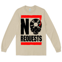 Mushroom no requests dj turntable vinyl record Long Sleeve Tee - linhVisuals