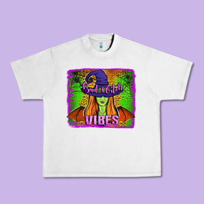 Bad Witch Vibes Urban Heavy Tee Designed By Jasminsmagicworld
