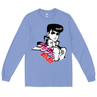 Colony Blue josuke very bizarre Long Sleeve Tee - linhVisuals