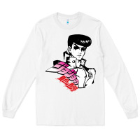 White josuke very bizarre Long Sleeve Tee - linhVisuals