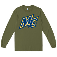 Army Green merrimack warriors Long Sleeve Tee - linhVisuals