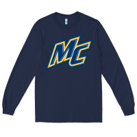 Navy merrimack warriors Long Sleeve Tee - linhVisuals