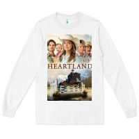 White heartland for men and women Long Sleeve Tee - linhVisuals