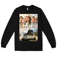 Black heartland for men and women Long Sleeve Tee - linhVisuals