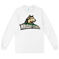 White wright state Long Sleeve Tee - linhVisuals