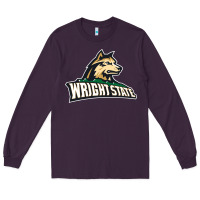 Plum wright state Long Sleeve Tee - linhVisuals
