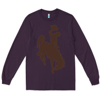 Plum wyoming athletics Long Sleeve Tee - linhVisuals