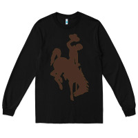 Black wyoming athletics Long Sleeve Tee - linhVisuals