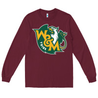 Burgundy william and mary Long Sleeve Tee - linhVisuals