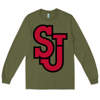Army Green st. john's red Long Sleeve Tee - linhVisuals