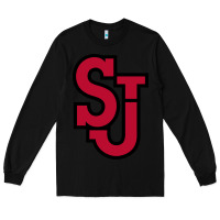 Black st. john's red Long Sleeve Tee - linhVisuals