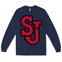 Navy st. john's red Long Sleeve Tee - linhVisuals