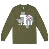 Army Green texas southern Long Sleeve Tee - linhVisuals