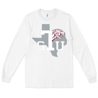 White texas southern Long Sleeve Tee - linhVisuals