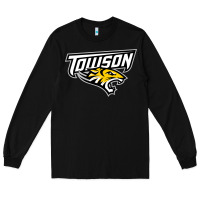 Black towson tigers Long Sleeve Tee - linhVisuals